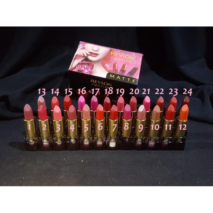 Jual REVLON ELEGANT Lipstick Casing Gradasi Black Elegance 100 Matte Diskon