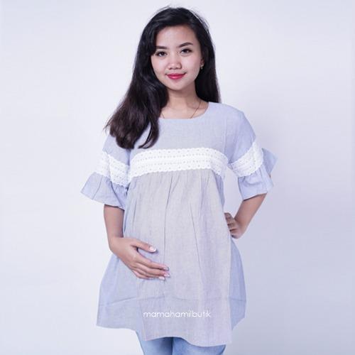Mama Hamil Baju Hamil Lengan Pendek Renda Klasik Blouse Baju Hamil Modis / Baju Hamil Murah / Baju Hamil Untuk Kerja / Baju Hamil Muslim / Baju Hamil Seksi Baju Hamil Gamis / Baju Hamil Kerja Modis / Baju Hamil batik / Baju Hamil Menyusui