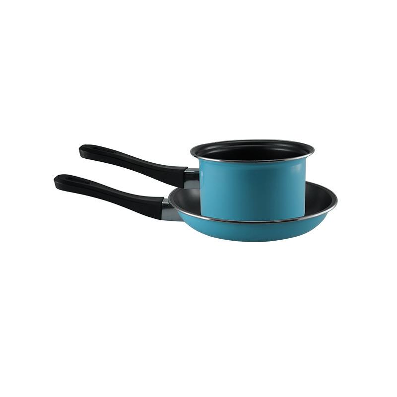 Maspion Maslon Milk pan 14cm + frypan 20 pastela
