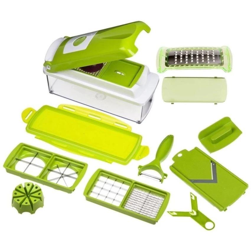 Detail Gambar Toko David Genius Nicer Dicer Plus - Satu Set Alat Potong Dapur / pencacah