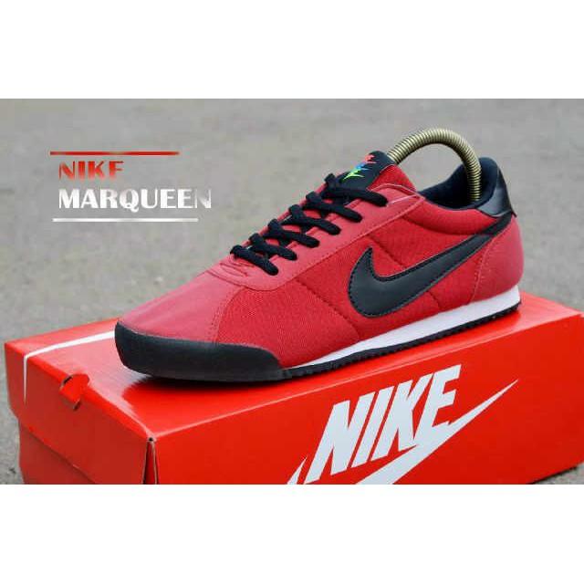 Sepatu Nike Merqueen Merah List Hitam Size 40-44