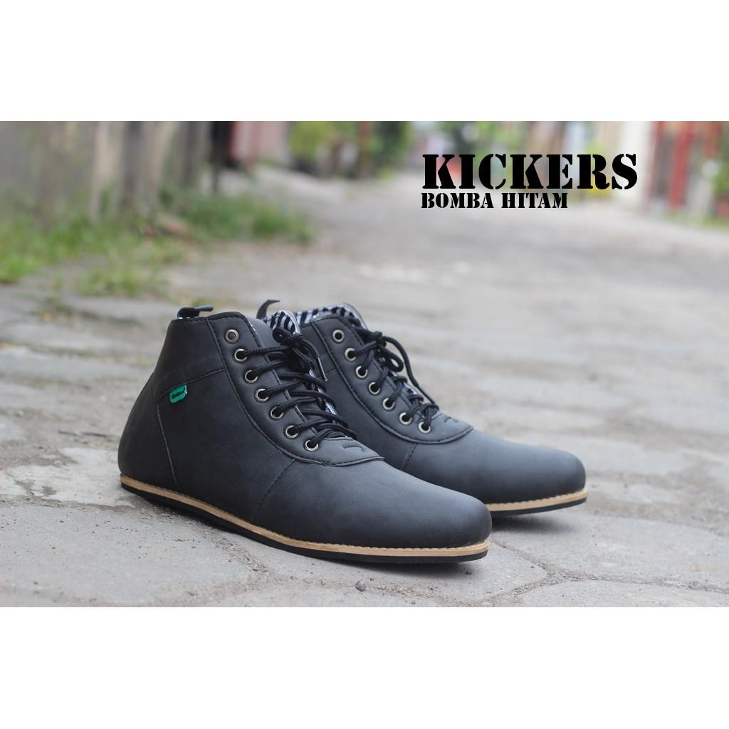 Sepatu Kickers Casual Bomba Hitam