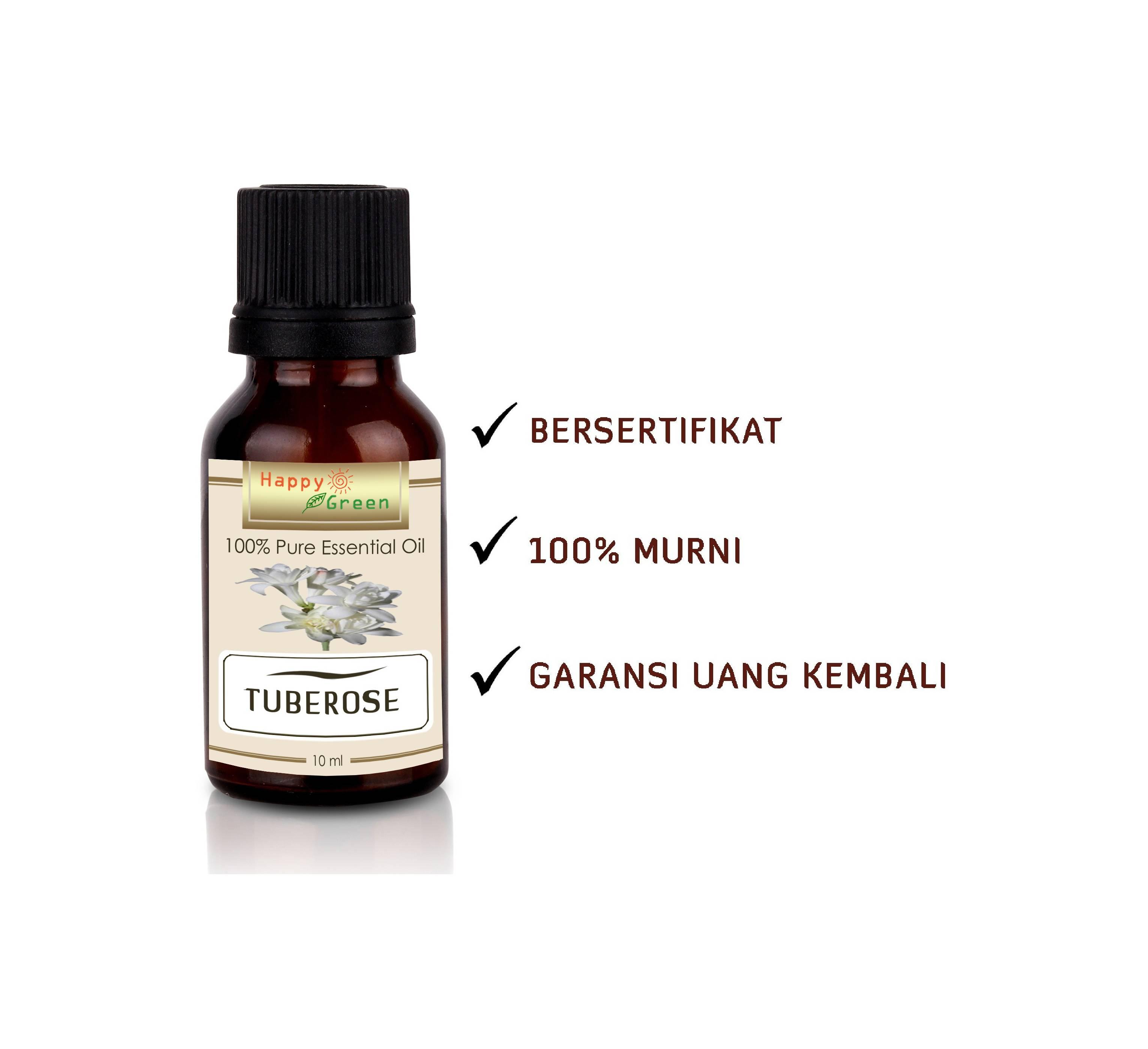 Happy Green Tuberose Essential OIl (10 ml) - Minyak Bunga Sedap Malam