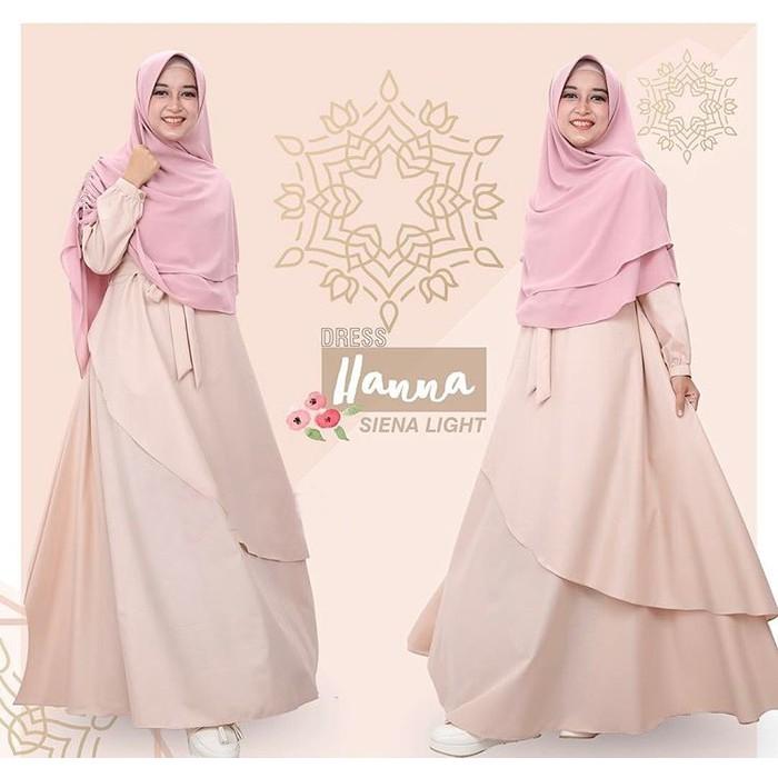 Promo Hana Beige GZ Gamis Wanita Baloteli Pink Limited