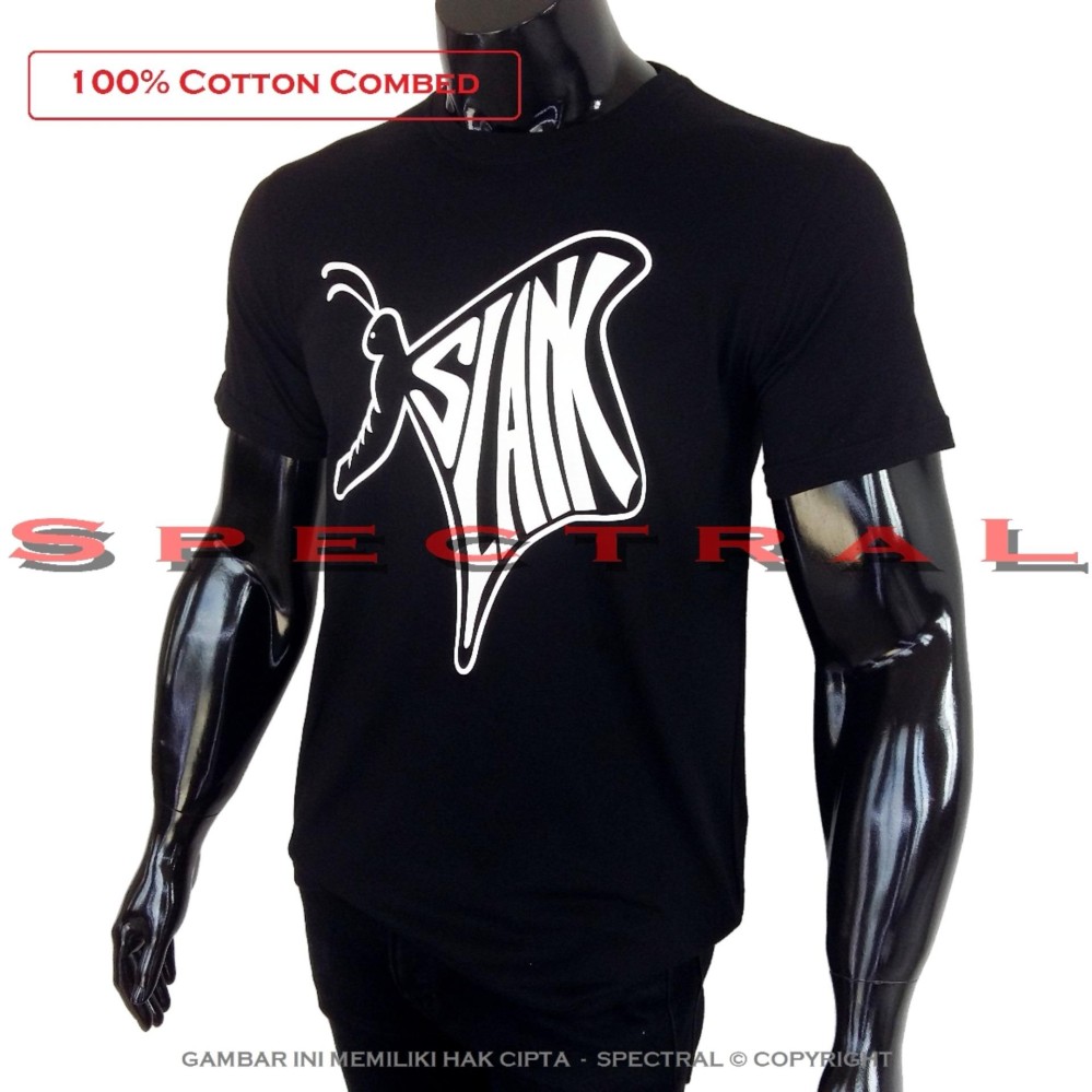 Spectral - Kaos Distro T-Shirt Fashion 100% Soft Cotton Combed 30s Pria Wanita Cewe Cowo Baju T – Shirt 3D Jakarta Bandung Terbaru Baru Jaman Now Kekinian Animasi Seni Gambar Slank Slankers Oi Indonesia Band Rock Musik Gitar Indo Kaka Bim Atasan Pakaian