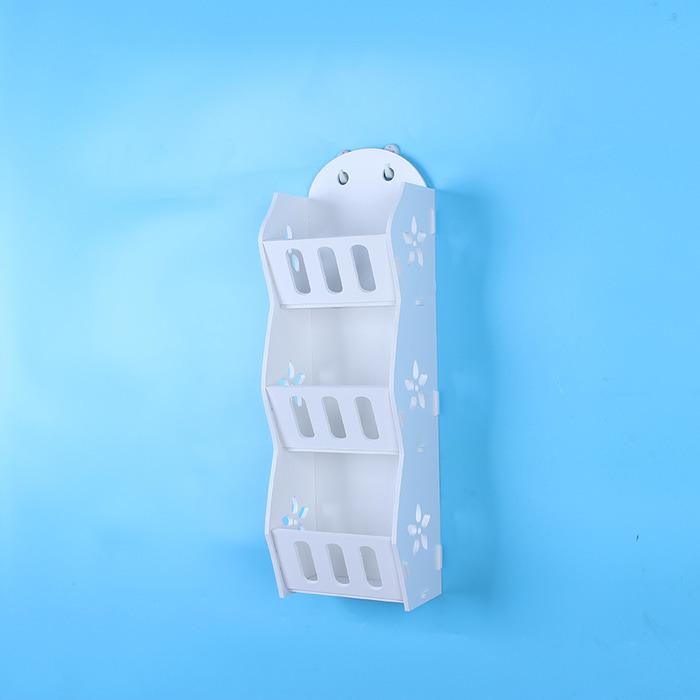 MH518 Storage Decorative Rack Shabby chic rak dinding make up kosmetik hp remote multifungsi serbaguna portable import
