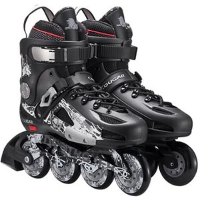 COUGAR DESTROYER MZS507 Sepatu Roda Slalom Inline Skate Black