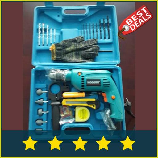 BestSeller Mesin Bor Listrik Tangan Modern Murah dengan Kabel Daya 500 W Perangkat Pertukangan Lengkap untuk