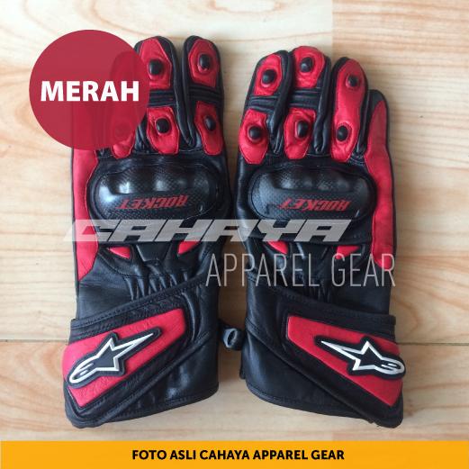 Sarung Tangan Motor Balap - ALPINESTAR ROCKET - Model Baru Keren Murah