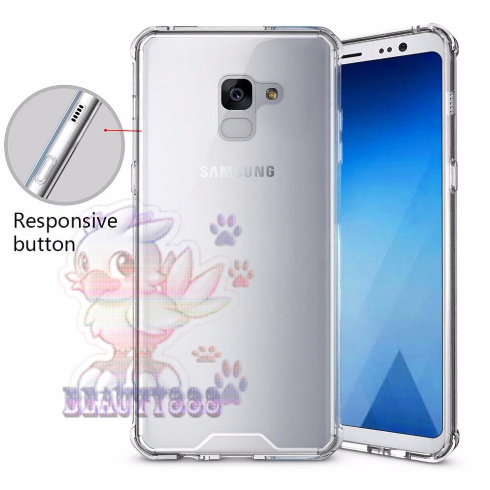 Case Samsung Galaxy A8 2018 Ultrathin Anti Crack Luxury Softcase Anti Jamur Air Case 0.3mm / Silicone Samsung Galaxy A8 2018 / Soft Case / ANTI Shock Case / Silikon Anti Crack / Case Hp / Case Samsung A8 2018 Anti Crack / Pelindung Hp - Putih Transparant