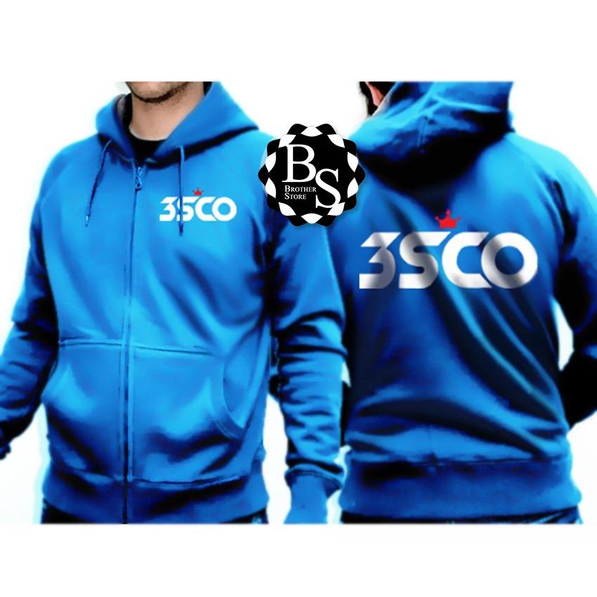 JAKET 3SECOND Warna Navy - Sweater Hoodie-Jaket Zipper Distro 3SECOND