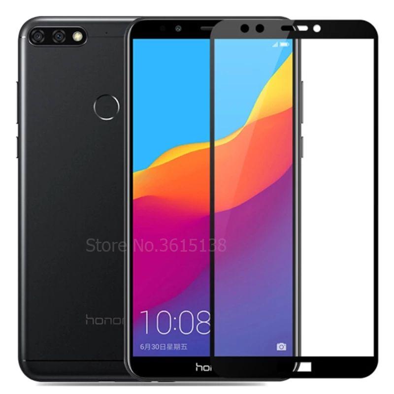 Detail Gambar Huawei Honor 7A Tempered Glass Full Cover Hitam Terbaru