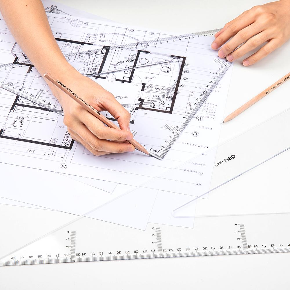Deli E6445 Drafting/Drafting - Set Square 2pcs 43cm Januari 2019 - 5 Deli E6445 Drafting/Drafting - Set Square 2pcs 43cm - 5