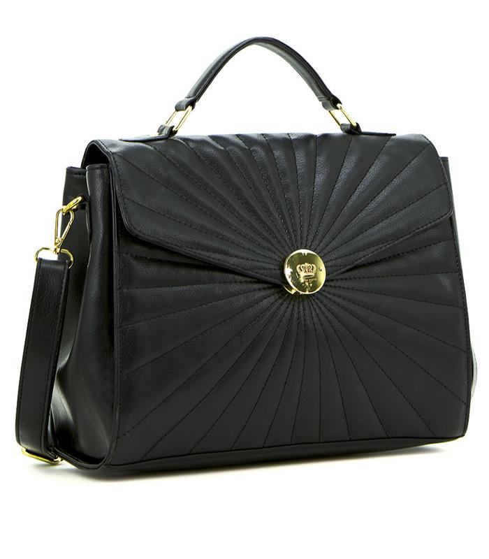 TAS SELEMPANG WANITA SOPHIE MARTIN HITAM KULIT GHAITSAH BAG T4164B5 A