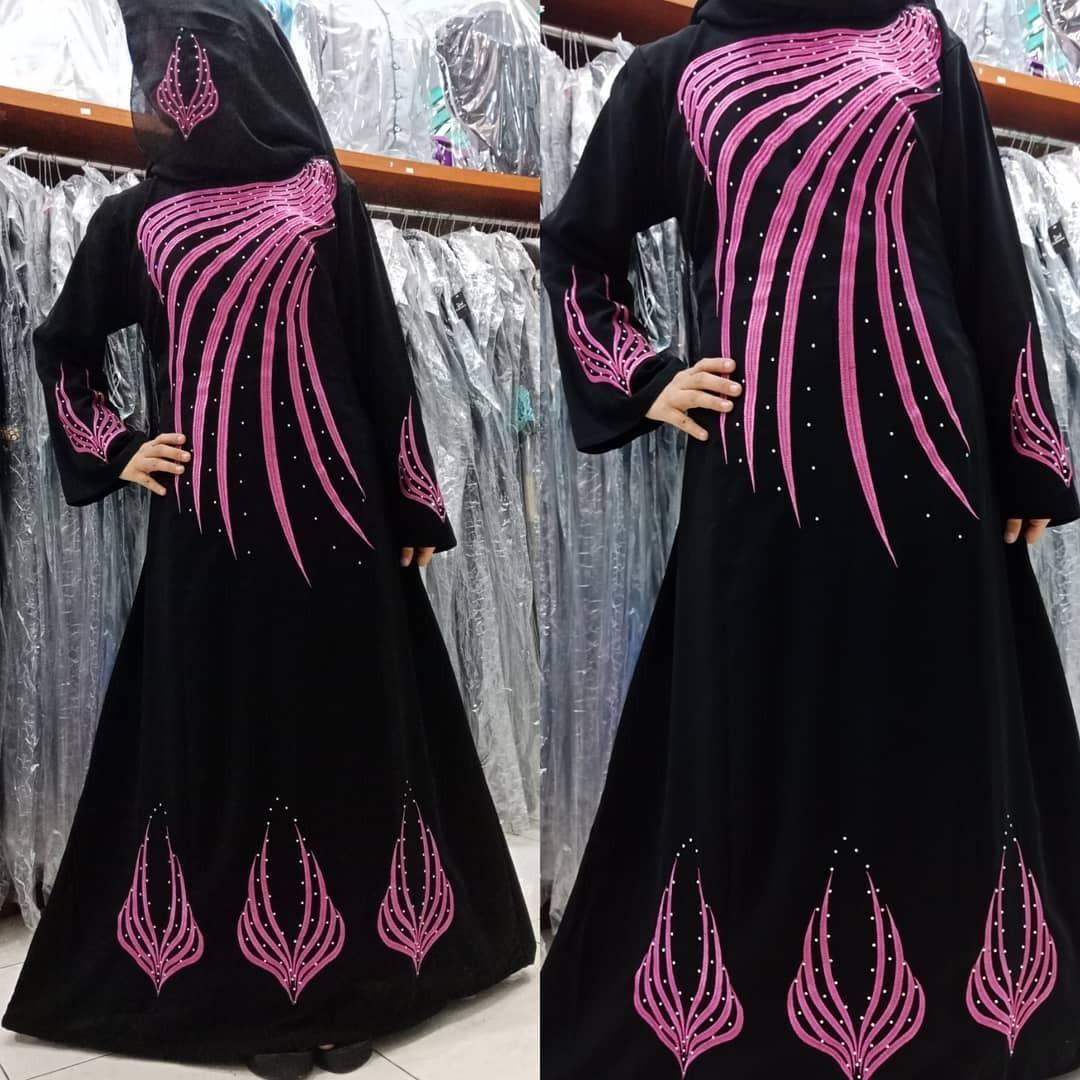 GAMIS HITAM ABAYA SAUDI GAMIS ARAB