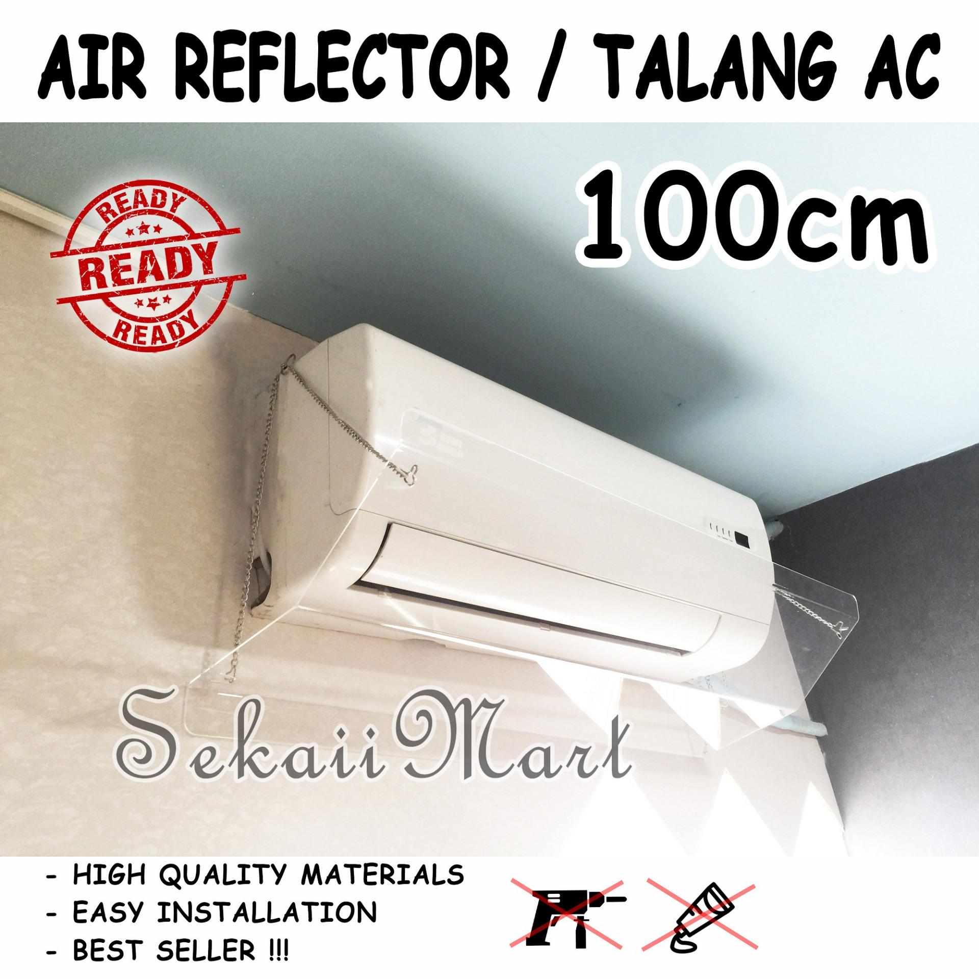 ES100 - TALANG AC ACRYLIC - AKRILIK AC - PENAHAN HEMBUSAN ANGIN AC 100cm