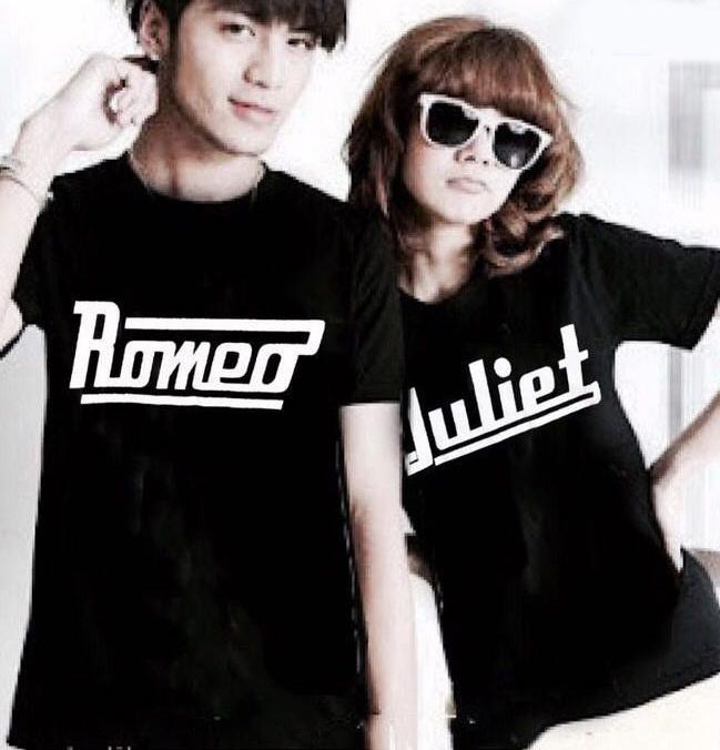 Baju Couple Kaos Couple Baju Pasangan Soulmate T shirt Kapel Kopel Murah Romeo Juliet