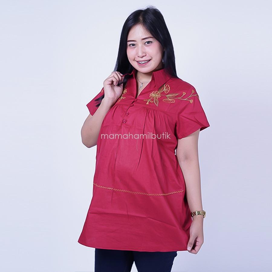 Mama Hamil Baju Hamil Kerja Bordir Rose Kelly / Baju Hamil Untuk Kerja / Baju Hamil Muslim / Baju Hamil Seksi Baju Hamil Gamis / Baju Hamil Kerja Modis / Baju Hamil batik / Baju Hamil Menyusui