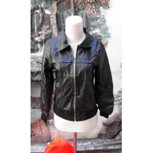 PROMO BAJU - SUPPLIER GROSIR 4755 PAKAIAN ATASAN WANITA DEWASA JAKET LEOPARD CEWEK LENGAN PANJANG WARNA HITAM MURAH GROSIR KEKINIAN BAHAN KULIT