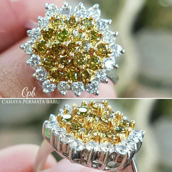 Cincin Emas Berlian 1.54 Carat / 7.00 Gram / Kadar 40