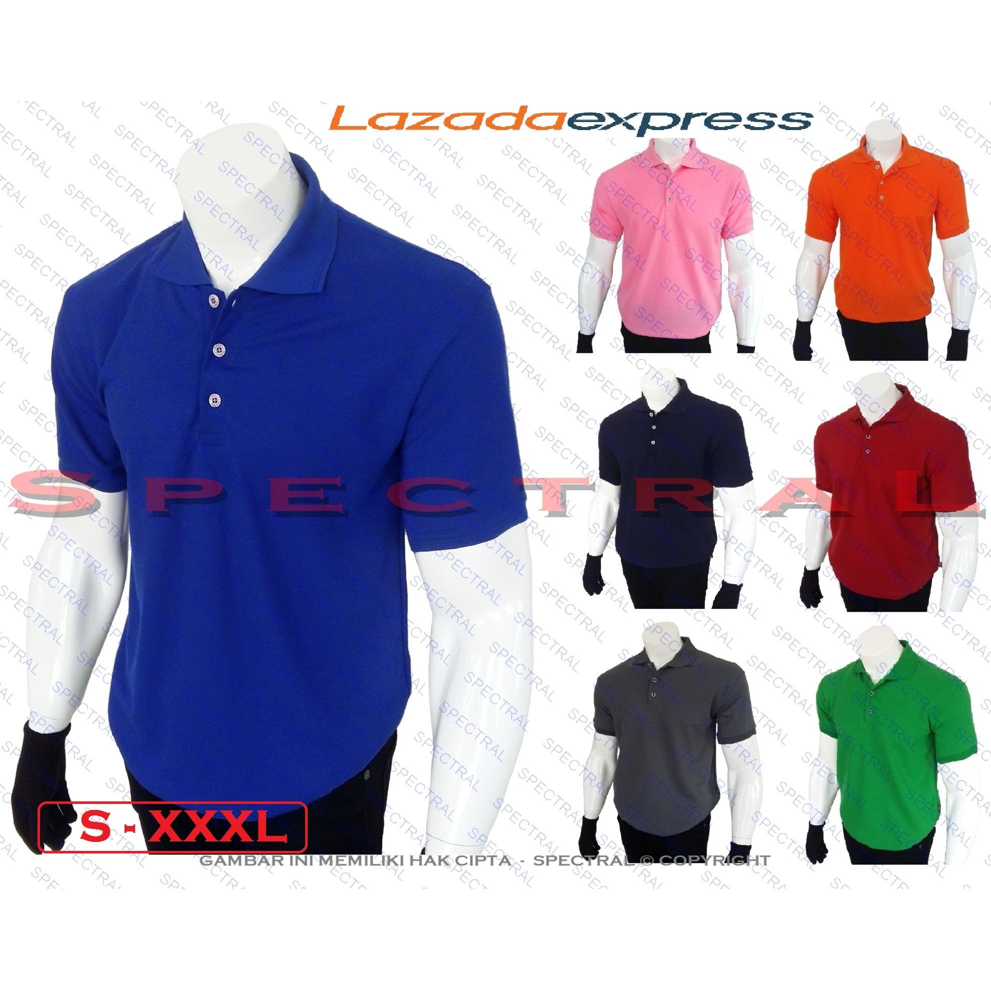 Spectral – 22 WARNA - S M L XL XXL XXXL 2L 3L Polo Shirt Kaos Distro T-Shirt Fashion Pria Wanita Cowo Cewe Baju Shirt Jakarta Bandung Terbaru Baru Now Kekinian Atasan Pakaian Polos Murah Bagus Keren Lengan Kerah Berkerah Lacos Sport Olahraga Casual Formal