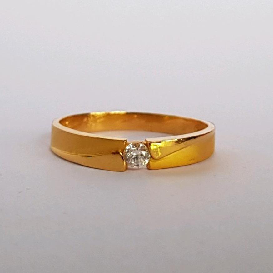 Cincin Emas Asli Kadar 875 Simply Line 18.5