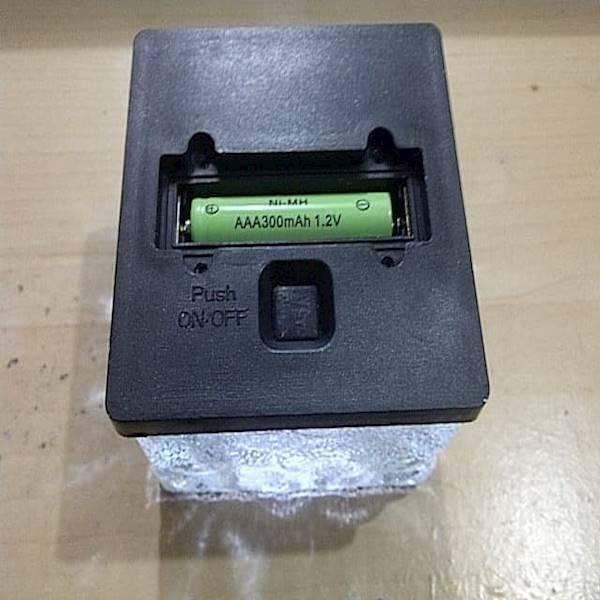Jual Lampu Tanam Taman Paving Block 1 LED BIRU Solar Power Tenaga