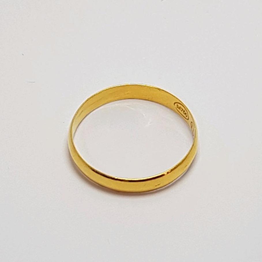 Cincin Emas Asli Kadar 700 Cincin Polos / Cincin Kawin / Cincin Unisex / Cincin Tunangan / Ring Gold