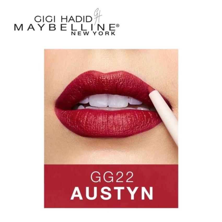 Maybelline GIGI HADID Limited Edition West Coast Glow Lip Liner Lip Matte Lipstick Pensil Bibir - Austyn