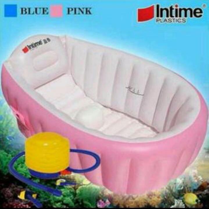 SELALU ADA - Paket Bak Mandi Bayi / Intime Baby Bath Tub / Bak Mandi Bayi Modern free Pompa
