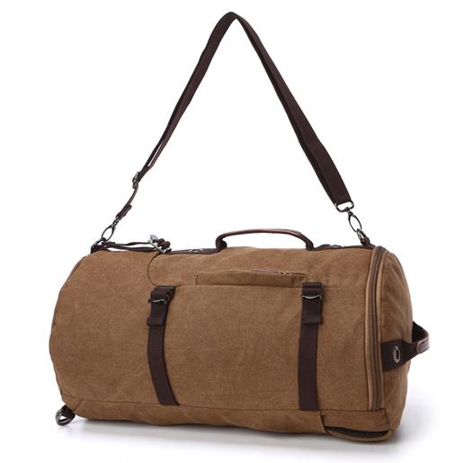 Tas Canvas Ransel Backpack Punggung Selempang 2 In 1 Bulat Barrel Mountaineering Januari 2019 - 2 Tas Canvas Ransel Backpack Punggung Selempang 2 in 1 Bulat Barrel Mountaineering - 2