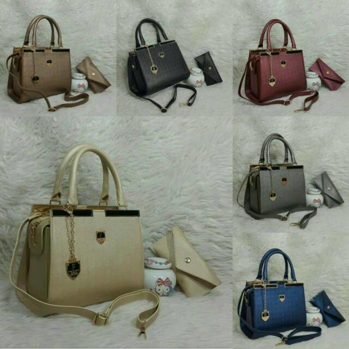 Tas wanita FURLA 3 jours set pouch super