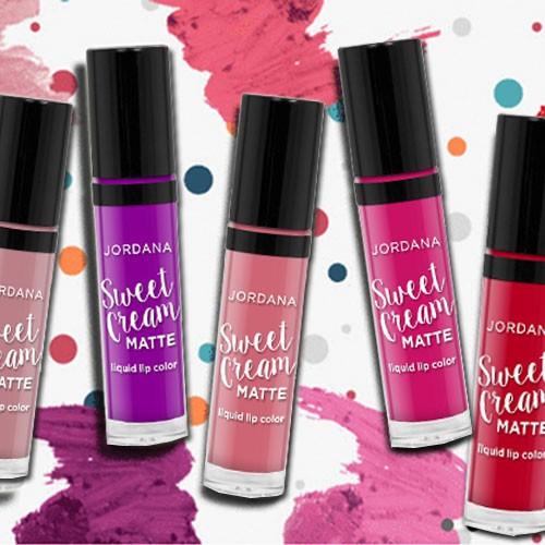 Jordana Sweet Cream Matte Liquid Lipstick - Mango Sorbet