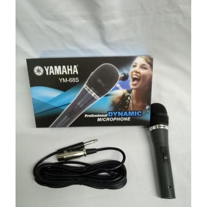 MIC YAMAHA YM-68S Mic Kabel Suara Lembut Empuk Mantap