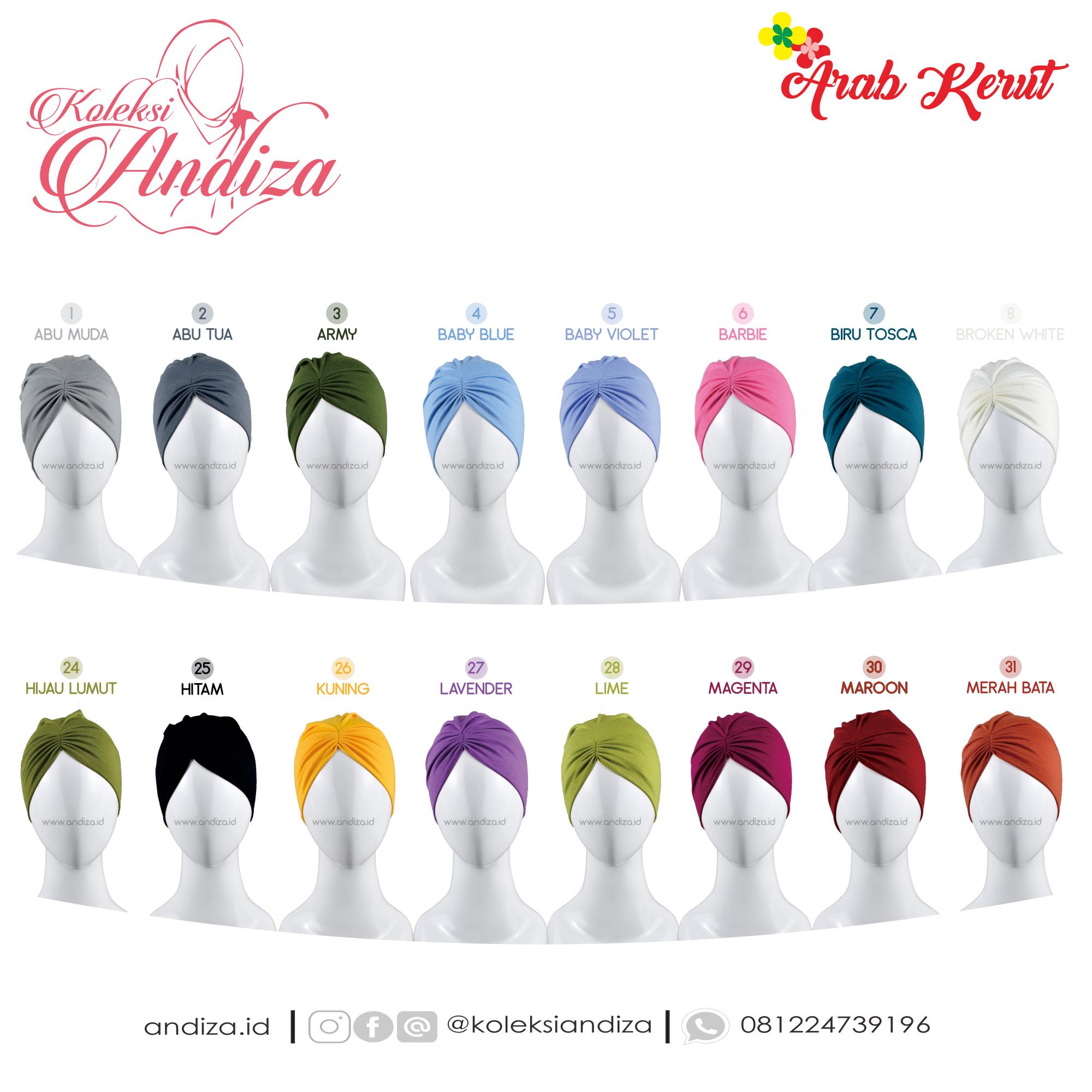 Andiza - Ciput Arab Kerut Risty Tagor - Inner Poni Kerut Samping Tanpa Cepol - Nyaman Murah Berkualitas Grosir Dan Ecer Warna Terlengkap Bahan Kaos Januari 2019 - 3 Andiza - Ciput Arab Kerut Risty Tagor - Inner Poni Kerut Samping tanpa Cepol - Nyaman Murah Berkualitas Grosir dan Ecer Warna Terlengkap Bahan Kaos - 3