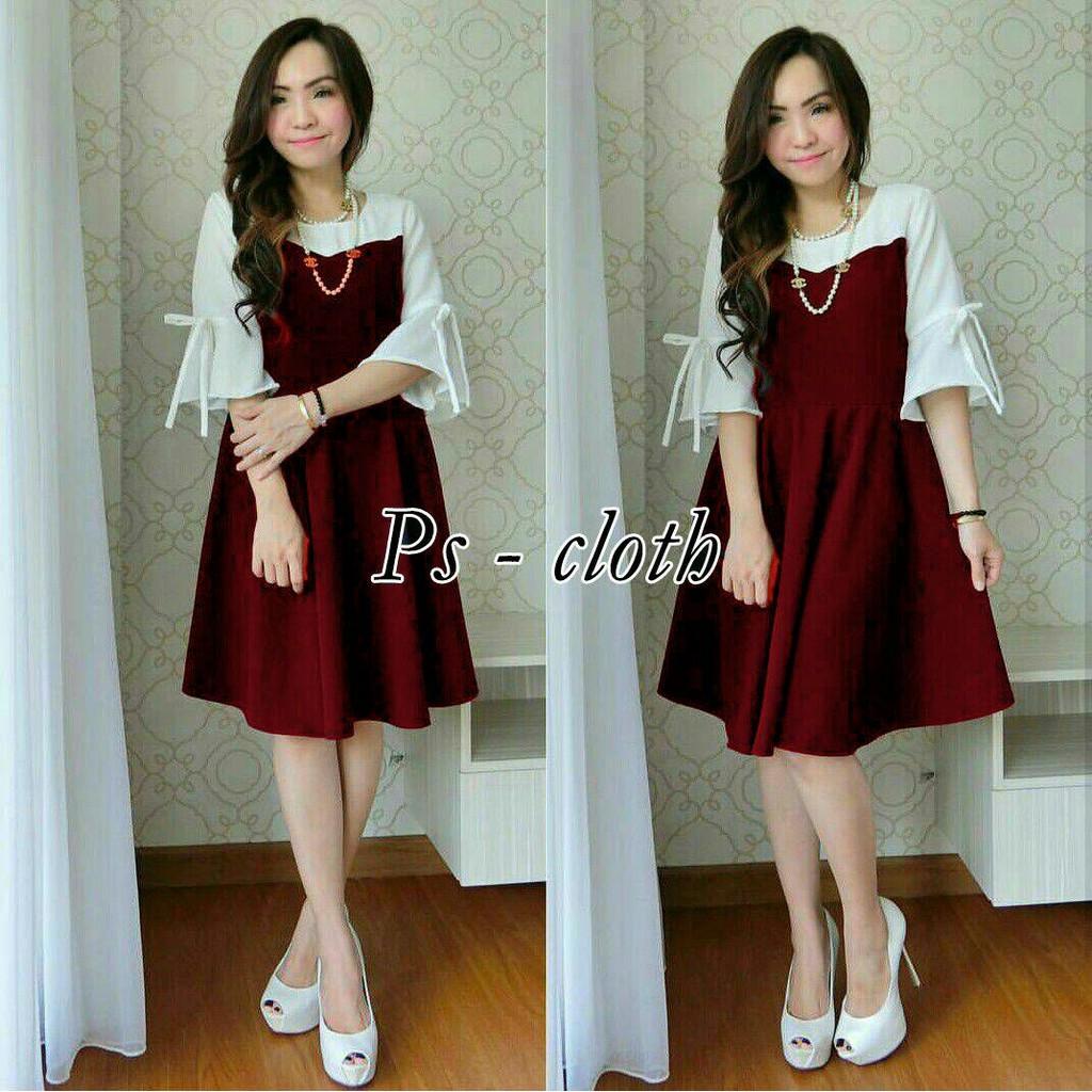 ELS TREND TERBARU DRESS VIONA SIMPEL / KAOS WANITA / KULOT / BLUSE / DRESS Januari 2019 - 2 ELS TREND TERBARU DRESS VIONA SIMPEL / KAOS WANITA / KULOT / BLUSE / DRESS - 2