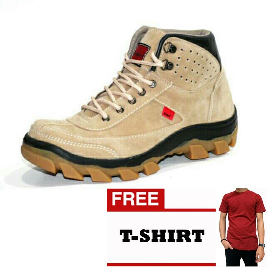 FREE KAOS Sepatu Kickers Brembo Safety Boots White