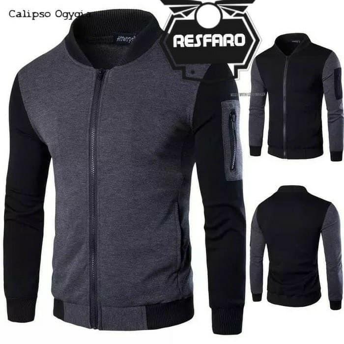 Cek Harga Baru Jaket Motor Harian Model Simple Polos Hitam 