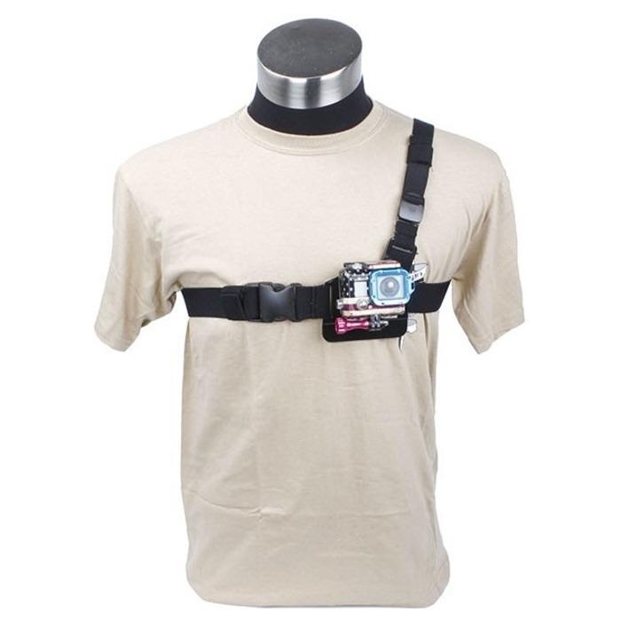 promo GoPro SJCam BPro Xiaomi yi Kogan 3 Points Chest Belt Harness Ringan original