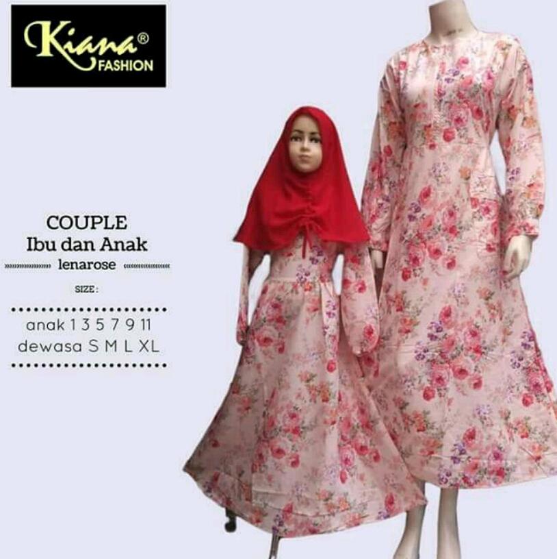Gamis Katun Couple Ibu & Anak