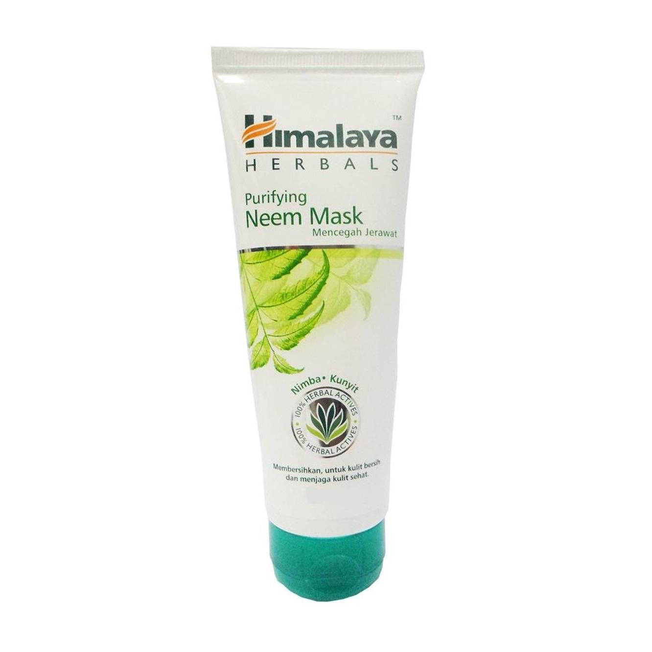 Himalaya Herbals Purifying Neem Mask (Masker Untuk Wajah Berjerawat - Masker Pencegah / Perawatan Jerawat) - 100ml