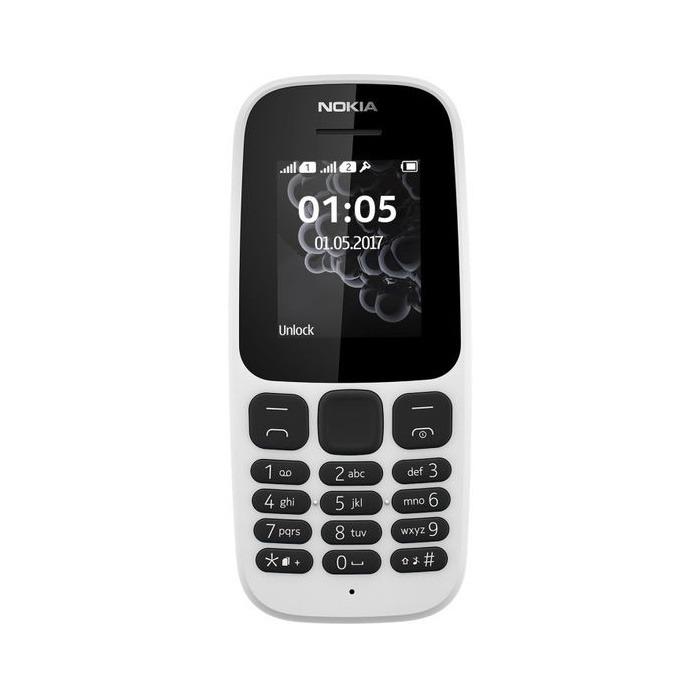 Nokia 105 New 2017 Dual SIM Radio FM Handphone Candybar
