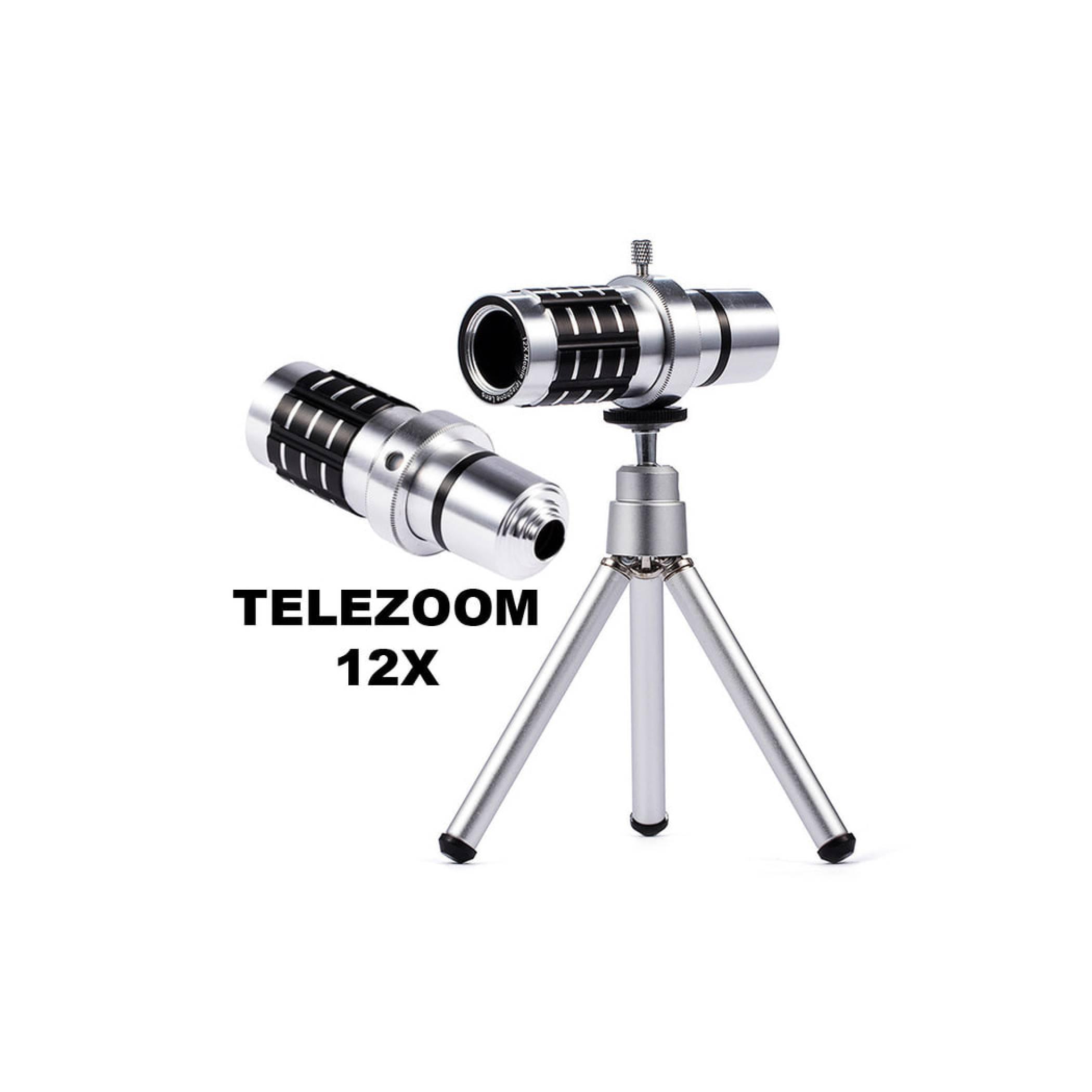 PROMO... Lensa Telezoom 12x Tele Zoom Telescope Universal HP + Tripod
