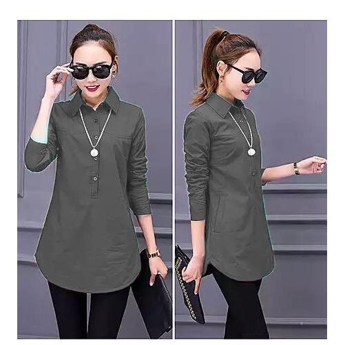 M Fashion - kemeja wanita lengan panjang sofia / tunik wanita / blouse sabrina / muslimah / baju atasan wanita / baju formal