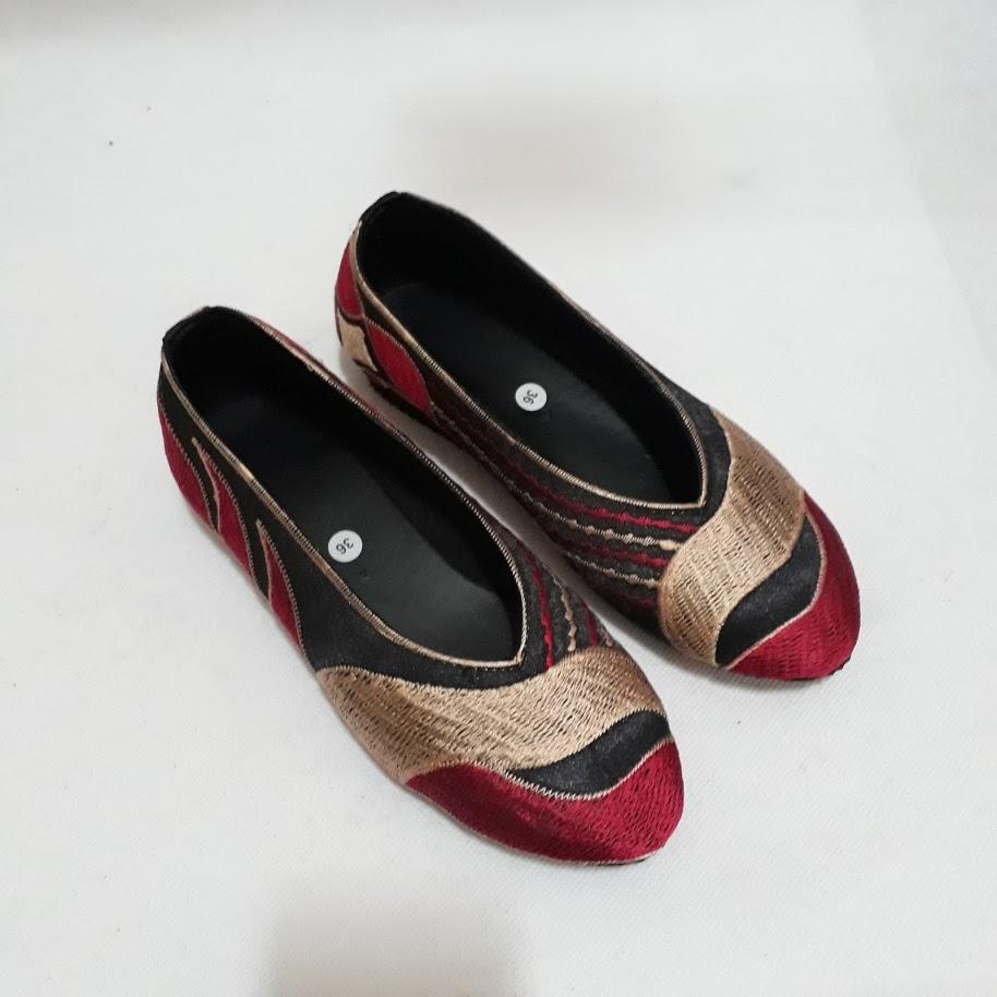 Sepatu Wanita_sepatu Flat_sepatu Trepes_bordir Cantik_kuat_murah Januari 2019 - 3 sepatu wanita_sepatu flat_sepatu trepes_bordir cantik_kuat_murah - 3