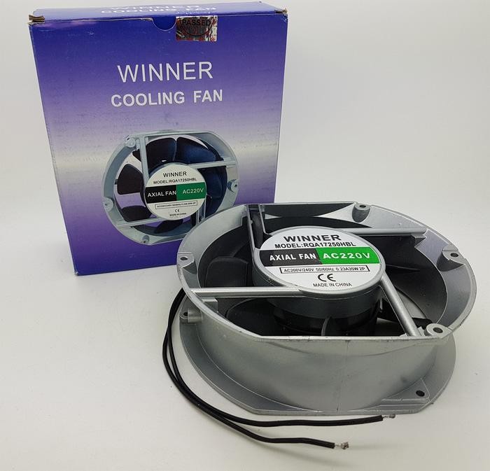 OVAL Kipas Fan panel Winner AC 220V 15X17 cm with Ball Bearing