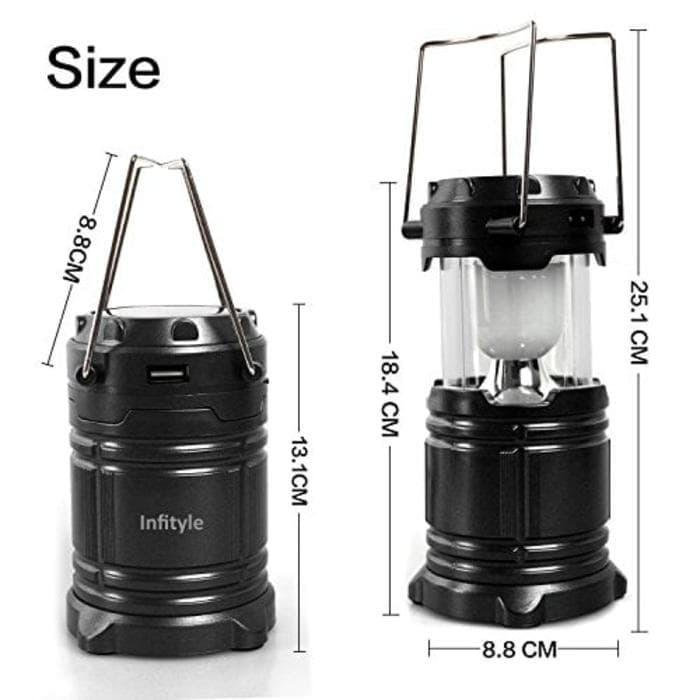 Glosia Lampu Led Lentera Emergency Tenaga Solar Matahari Petromak