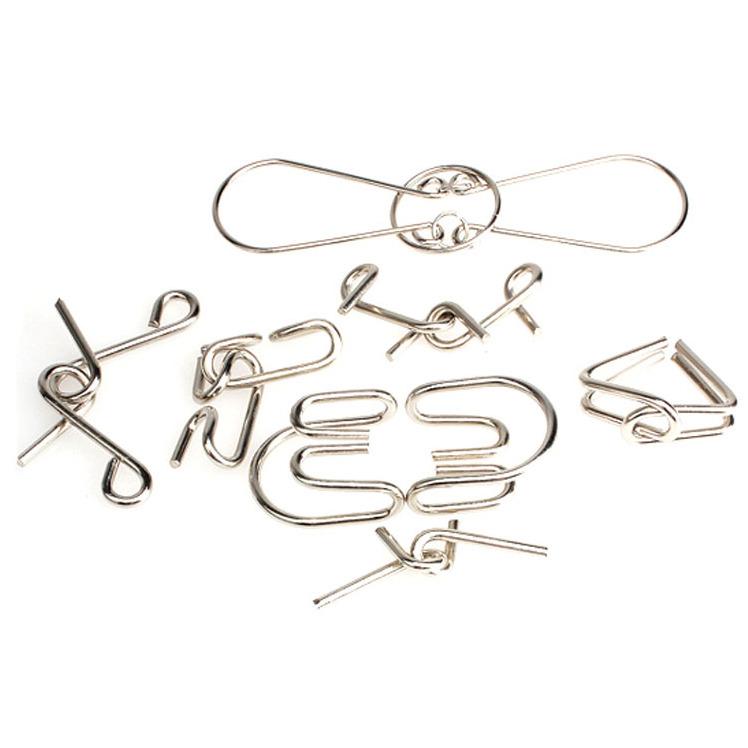 Trick Unlock Puzzle 7 in 1 Asah Otak Metal Puzle