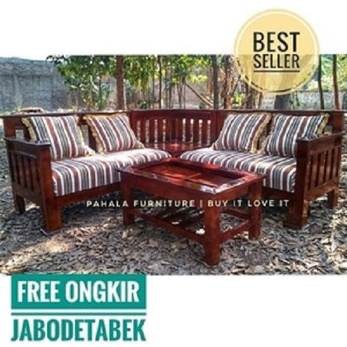Kursi Tamu Jati Minimalis L BEST SELLER!!! (Furniture Jati)
