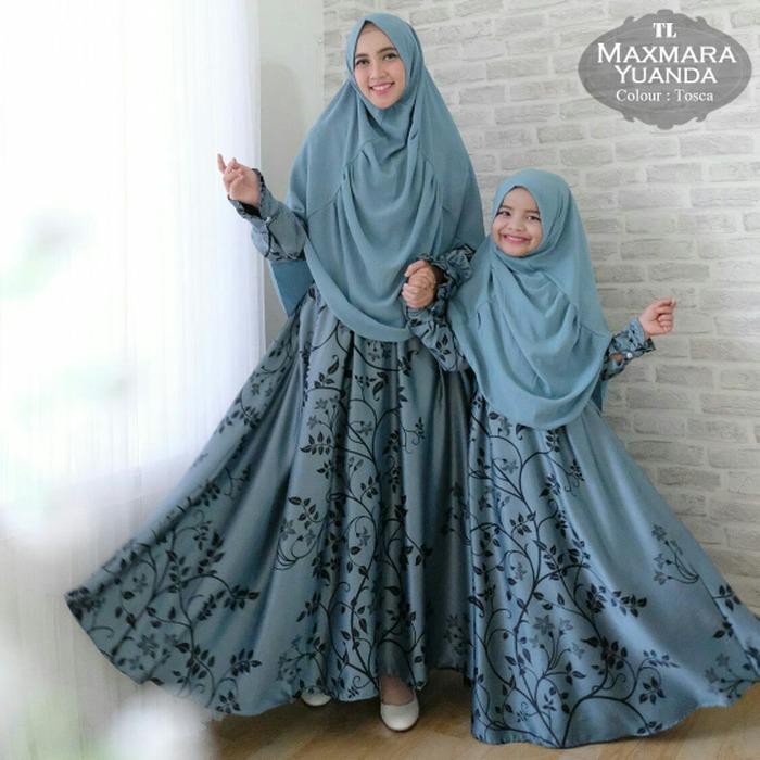 CP Syari Mom n Kid Yuanda Busana Muslim Couple Gamis Ibu dan anak